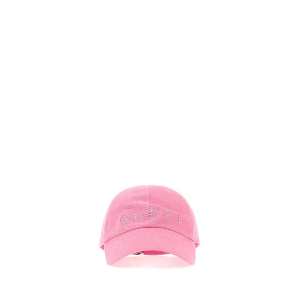Gucci Women Pink Cotton Baseball Cap